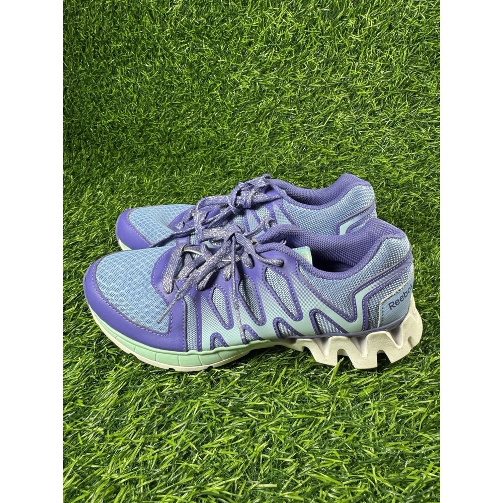 Reebok Running ZigTech Strap Purple  Mesh Shoes‎ Womens Size 8 Fast Ship